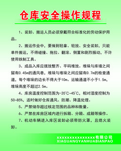 操作规程说明