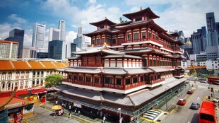 新加坡中式古建筑景观