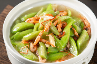 河虾烧丝瓜
