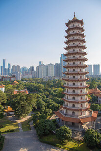 福州西禅寺远景