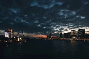 荷兰鹿特丹城市风光