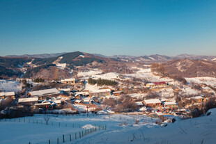 长白山雪村