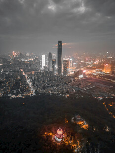 东莞城市夜景俯瞰