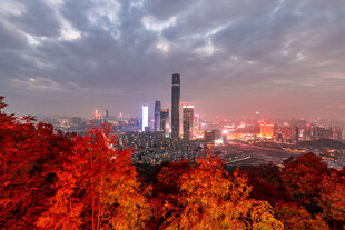 东莞旗峰山地标