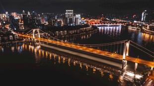 广西柳州红光大桥风光