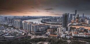 柳州天际线全景图