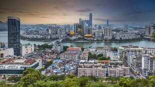 柳州天际线全景风光