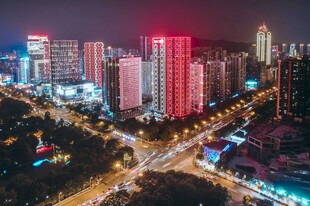 广西柳州阳光100夜景