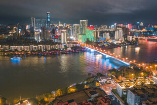 柳州城市夜景江畔