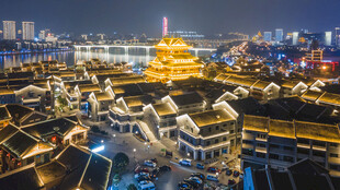 柳州城市风光夜景