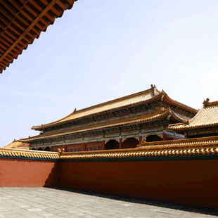 故宫一角古建筑风景