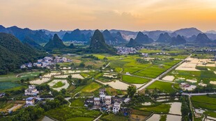 广西柳州小镇风光