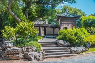 广西柳州柳侯公园风景