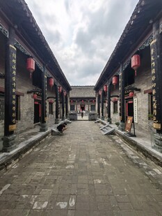 古色古香的中式庭院小巷