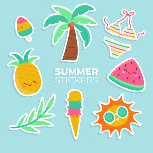 夏日沙滩