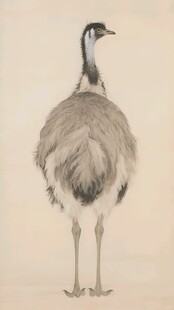 鸵鸟插画