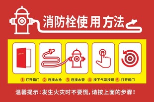 消防栓使用方法图示