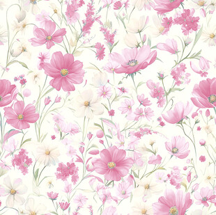 小碎花 数码印花 绣花布花型