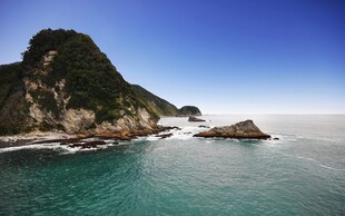 海岸风光青山碧海美景