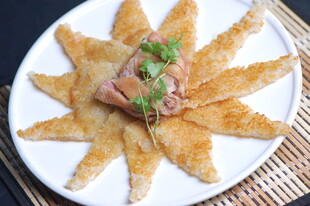 香煎脆皮鱿鱼饼