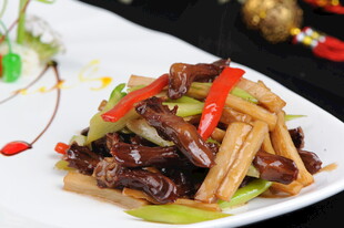 小炒鸭舌