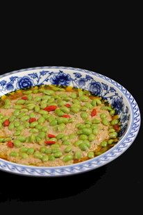毛豆蒸蛋