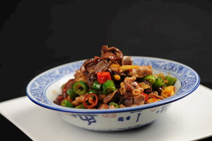 爆炒鸡杂