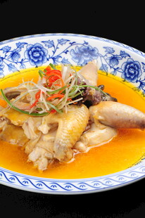 干蒸鸡