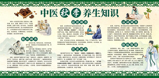 秋季中医养生知识宣传栏