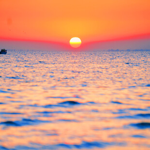 海上日落美景