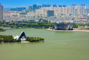 云湖鸟瞰国家5A级景区