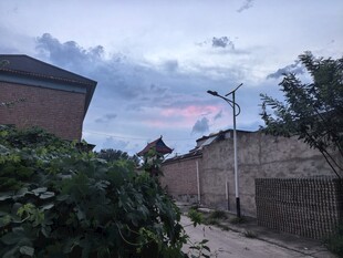 乡村傍晚景色
