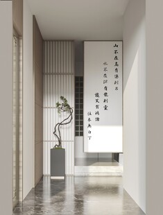 中式简约风走廊雅致空间