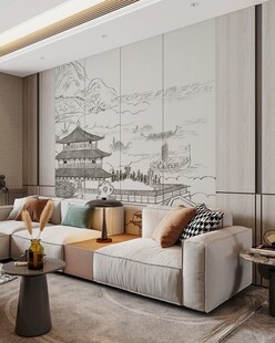 新中式效果图         
