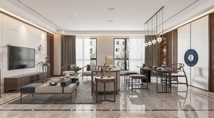 新中式效果图         