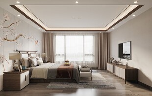 新中式效果图         