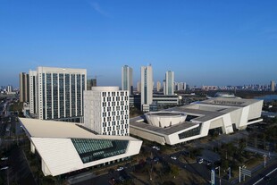 现代城市建筑群景观