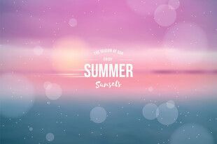 夏日梦幻背景