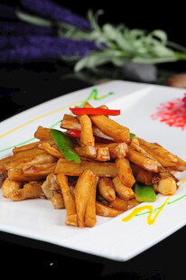 美味酱香杏鲍菇