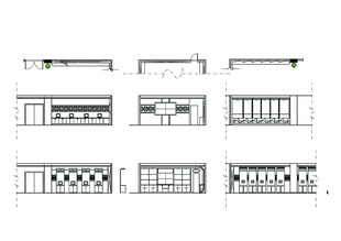 展厅  立面  施工图
