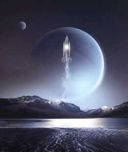 星际火箭发射壮丽景观