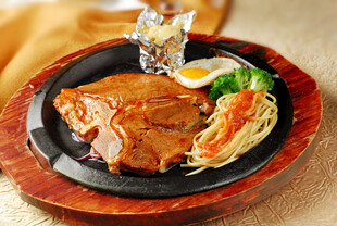 铁板烧鸭肉套餐