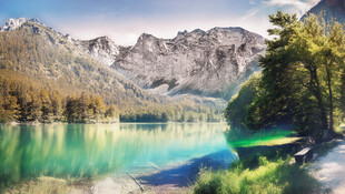 梦幻湖景