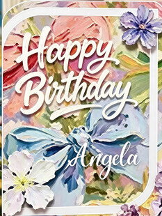 生日快乐Angela贺卡