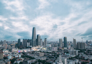 都市天际线繁华城市景观