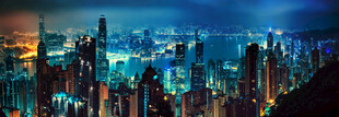 繁华都市夜景