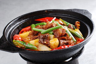 干锅牛腩