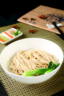 美味青菜面条