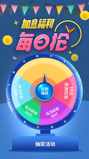 幸运大转盘每日抽奖活动