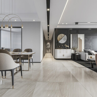 现代简约风格客厅餐厅空间